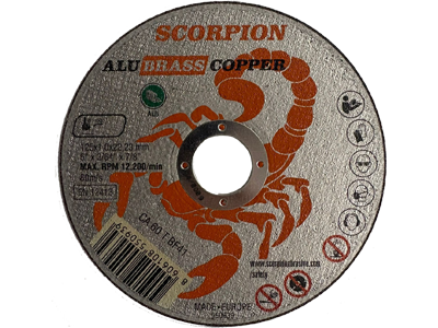 ΣΜΥΡΙΔΟΔΙΣΚΟΙ ΚΟΠΗΣ ΑΛΟΥΜΙΝΙΟΥ SCORPION