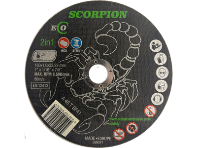 ΣΜΥΡΙΔΟΔΙΣΚΟΙ ΛΕΙΑΝΣΗΣ ΜΕΤΑΛΛΟΥ SCORPION
